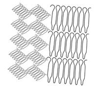 Mipcase Peignes à Chignon Invisibles 40 Pièces Mini Outils de Coiffure en Métal pour Femmes et Filles Fixation Sécurisée et Coiffage Facile Usage Quotidien et Voyage