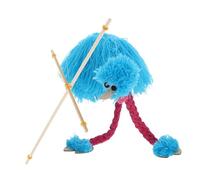 Mipcase Peluche Interactif Peluche pour Garçon Fille à Fils Bleu Ciel pour Spectacles et Jeux Éducatifs Développe la Créativité et Imagination et Filles