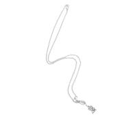 Mipcase Pendentif Créatif Machine à Gâteaux en Métal Argenté Bijou de Cou Unique Chaîne Accessoire pour Pâtissiers Présent Original pour Amateurs de Desserts