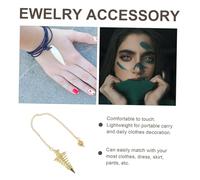 Mipcase Pendentif Métal Spirale Creux Collier Cone Design Original Bijou Artisanal Élégant Polyvalent Pour Cérémonie Et Cadeaux