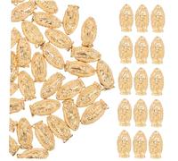 Mipcase Pendentifs Breloques Figures Religieuses Dorées DIY 60 Pièces Accessoires Couture Loisirs Créatifs Fabrication Bijoux Création Présents Artisanaux