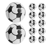 Mipcase Perles en Bois de Ballon de Football 20 Pièces Kit de Perles Artisanales pour Bijoux DIY Adaptées aux Garçon et Filles Matériau Bois Sûr pour Bracelets et Colliers Créatifs