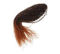 Mipcase perruque tresse africaine des extensions de cheveux Fil haute température Brun