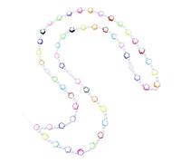 Mipcase Phone Ornament Beaded Pearl Smartphone Hanging Necklace Short Rope for Keys and Cameras Practical Gift for Travel and Daily Use