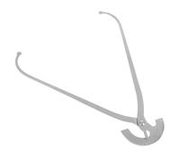 Mipcase Pied à Coulisse Médical en Acier Inoxydable Argenté, Outil Professionnel de Mesure Pelvienne pour Usage Hospitalier, Réglable pour Mesures Intérieures et Extérieures du Bassin,