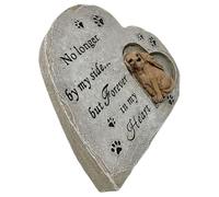 Mipcase Pierre Commémorative pour Chien en Résine Monument Solide pour Animaux De Compagnie Ornement De Jardin Personnalisable pour Jardin Ou Cour Souvenir Propriétaires d'animaux