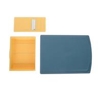 Mipcase Planche à Découper Tiroir Multifonction en Acrylique Transparent, Double Couche Antidérapante, Découpe Fruits et Légumes, Rangement Cuisine Intégré, Usage Maison et Professionnel