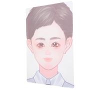 Mipcase Planche de Pratique Réutilisable pour Peinture Faciale Garçon Fille Modèle Lavable pour Exercices de Maquillage Outil pour Artistes et Apprentissage des Techniques