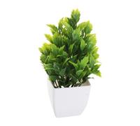 Mipcase Plante Artificielle Pot Petit Décoratif sans Entretien pour Maison et Bureau Arbre Juniper Simulé Réaliste Décoration Intérieure Flexible