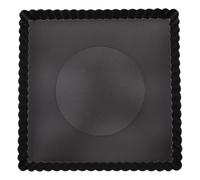 Mipcase Plaque à Pizza Carrée Profonde 21x21x2,5 Cm en Acier au Carbone avec Fond Amovible Antiadhésive, Moule à Tarte pour Four, Cuisson Homogène pour Pizzas et Tartes Maison