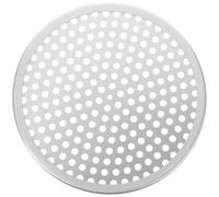 Mipcase Plaque à Pizza Perforée en Aluminium, Moulage Monobloc Revêtement Lisse, Adaptée la Cuisson au Four et Usage Culinaire Divers