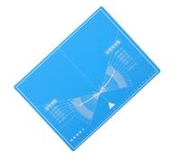 Mipcase Plaque D'ajustement Antidérapant Guide Multi-angle et Bleu pour Pvc Protection sans Rayures pour Montures de Lunettes Branches et Autres Montures