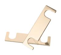 Mipcase Plaque de Connexion 4 Positions pour Bornes de Haut-parleur, en | Modèle Droit Compact 45mm, Finition Or, pour Panneau de Caisse et Bande de Montage