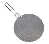 Mipcase Plaque de Rapide Aluminium avec Poignée Pliable Diffuseur de Chaleur pour Cuisson Gaz et Électrique Compatible Casseroles Émaillées
