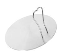 Mipcase Plaque Diffuseur de Chaleur Inox pour Cuisson Induction et Gaz Répartiteur Thermique Pratique avec Poignée Sécurisée Adaptateur pour Poêles Non Induction Plaque de Cuisson