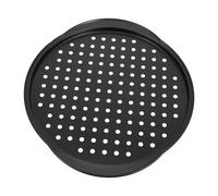 Mipcase Plaque Ronde Perforée Antiadhésive pour Pizza Plateau de Cuisson Robuste Plat à pour Cuisson Maison et Professionnelle