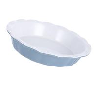 Mipcase Plat à Tarte Antiadhésif Rond en Céramique, Plat à Four Multi-Usages Bord Ondulé, pour Tartes Salées et Sucrées Cuisine Familiale