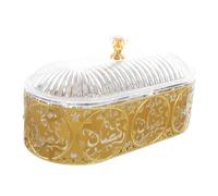 Mipcase Plateau Bonbons Eid Mubarak Plateau Snack Moyen Orient pour Ramadan et Familiales Décoration Maison pour Friandises Noix et