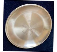 Mipcase Plateau Pentacle Rond Décoratif Doré Plateau Rituel et Facile à Nettoyer pour Décoration Maison Bureau et Cérémonies