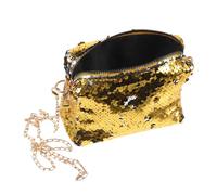 Mipcase Pochette Bandoulière à Paillettes Petit Sac à Main Décoratif Pour Femme Sac à Bandoulière à Chaîne