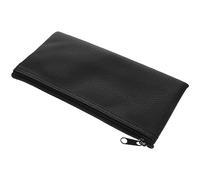 Mipcase Pochette de Transport en Cuir pour Microphone Paquet Zippé Portable Paquet de Rangement pour Micro Compatible avec Écouteurs et Accessoires Solide et Pratique