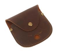 Mipcase Pochette pour Montre de Poche Vintage en Cuir de Vachette, Étui Protecteur L'humidité, Adapté aux Montres de Différentes Tailles, pour Usage Quotidien et Présents