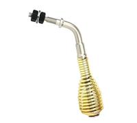 Mipcase Poignée à Ressort pour Porte de Cheminée - Poignée de Rechange en Alliage Robuste - Compatible Barbecue Poêle à Granulés et Chaudière Extérieure - Protection Anti-Brûlure et