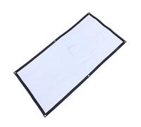Mipcase Portable avec Crochet et Corde Toile Polyester Anti-Plis pour Home Cinéma Intérieur et Extérieur