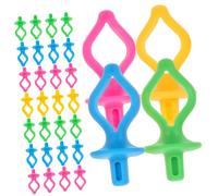 Mipcase Porte-Bobine De Couture Coloré 50 Pièces, Pinces à Fil à Quilter en Plastique, Petit Support Porte-bobines Compact, Accessoires pour Machines à Coudre, Fixation Pratique pour Usage Quotidien