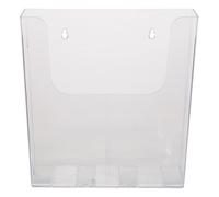 Mipcase Porte-brochures Organisateur Suspendu en Acrylique Transparent Mural Robuste et Stable Gain de Place Assuré pour Documents A4 pour Bureau et Maison
