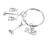 Mipcase Porte-clés Avocat avec Balance Justice et Marteau Symbole Autorité Justice Accessoire Élégant pour Avocats Juges et Étudiants Droit Cadeau Fête des Pères et Porte-clés Suspendu