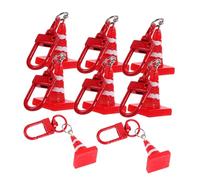 Mipcase Porte-Clés en Résine Cône de Signalisation Lot de 8 Décoration à Suspendre pour Garçon et Filles Accessoire de Fête Décoration de Clé Pendentifs à