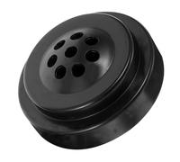 Mipcase Porte Drapeau pour Bureau en Plastique Noir Base Ronde à 8 Trous, Support pour Drapeaux de Table Facile à Transporter Ranger, pour Bureau ou Salle de Conférence