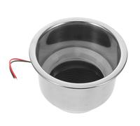 Mipcase Porte-Gobelets en Acier Inoxydable 304 Bleu 8 Emplacements Antidérapants Support Robuste pour Bateau Yacht et Camping-Car Porte-Tasse pour Boissons et Mugs Accessoire Marin de