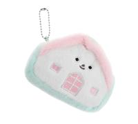 Mipcase Porte-Monnaie Porte-clés Peluche Housse Créative Mini Sac de Rangement Portable pour Écouteurs et Câbles Accessoire Kawaii pour Femme Garçon