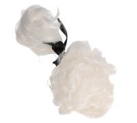 Mipcase Postiche de Juge Ondulée en Fibres Synthétiques Postiche de Cosplay pour Homme Accessoire de Costume pour Avocat pour Fête et Halloween Confortable et Respirante