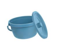 Mipcase Pot De Chambre Portable Bleu Unisexe Avec Base Antidérapante En Plastique Solide Pour Personnes Âgées, Femmes Et Hospitalisation, Urinoir De Voyage Pour Toilettes Mobiles Et Usage à Domicile