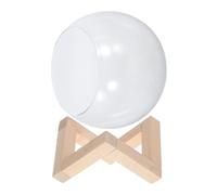 Mipcase Pot de Fleurs en Verre en Forme de Cœur 30 5 Cm Support en Bois pour Bonsaï Décoration de Maison de Bureau de Mariage
