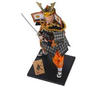 Mipcase Poupée Samouraï Japonaise Décorative pour Bureau Et Centre De Table, Style Japonerie, Taille Unique, Figurine Artisanale, Décoration Intérieure D’Inspiration Nippone,