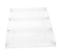 Mipcase Présentoir Boissons Acrylique Transparent à Support Étagère pour Organisation et Affichage Pratique des Bouteilles Rack de Rangement Escalier pour Magasin et Commerce