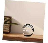 Mipcase Présentoir Boucles Oreilles Métallique Multi-trous Organiseur Bijoux Stable et Gain de Place pour Femmes et Filles Rangement Élégant pour Bureau et Salle de Bain