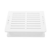 Mipcase Présentoir de Cartes D’hôtel en PVC Blanc, 16 Compartiments | Structure Transparente et Autonome, Rangement Élégant pour Réception, Bureau, Documents et Numéros