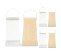 Mipcase Présentoir de Vernis à Ongles 6 Sets 32 Échantillons Éventail en Plastique Transparent et Naturel Bâtonnets Nuancier pour Prothésistes Ongulaires Organisation Professionnelle et