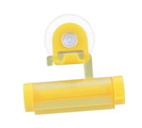 Mipcase Presseur de Dentifrice Réutilisable avec Support Suction pour Salle de Bain Squeezer Pratique Jaune Convient à Tous Tubes de Dentifrice et Cosmétiques