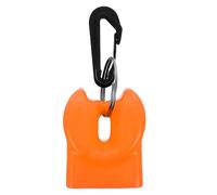 Mipcase Protection Embout Buccal Plongée sous-Marine en PVC Orange, Clip Détachable Rapide, Support Sécurisé pour Détendeur et Plaque Dorsale, Accessoire Anti-poussière pour Équipement