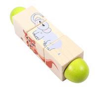 Mipcase Puzzle Bois Rotatif Écureuil Éducatif Montessori Puzzle Épais pour Garçon Fille Développement Motricité et Cadeau Anniversaire et Éveil