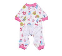 Mipcase Pyjama pour Animaux de Compagnie 2 Pièces Motif Carotte Rouge Vêtements Chauds pour Chiens Confortable Tissu en Coton Taille Hiver/Automne