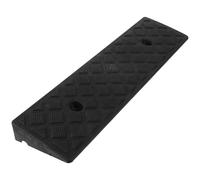 Mipcase Rampe Seuil Plastique Multifonction pour Fauteuil Roulant Rampe Bordure Légère et Portable pour Trottoir Voiture Allée et Scooter Adaptation Pente Versatile Noir Jaune