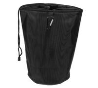 Mipcase Rangement à Pinces à Linge Noir avec Crochet Robuste et Cordon de Serrage Grand Organisateur Multi-Usage Suspendu pour Buanderie Balcon et Voyage et Gain de Place