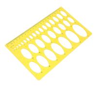Mipcase Règle Architecte en Plastique Orange Motifs à Échelle Claire, Outil de Mesure Précis pour Dessin Technique et Projets Scolaires Bureau